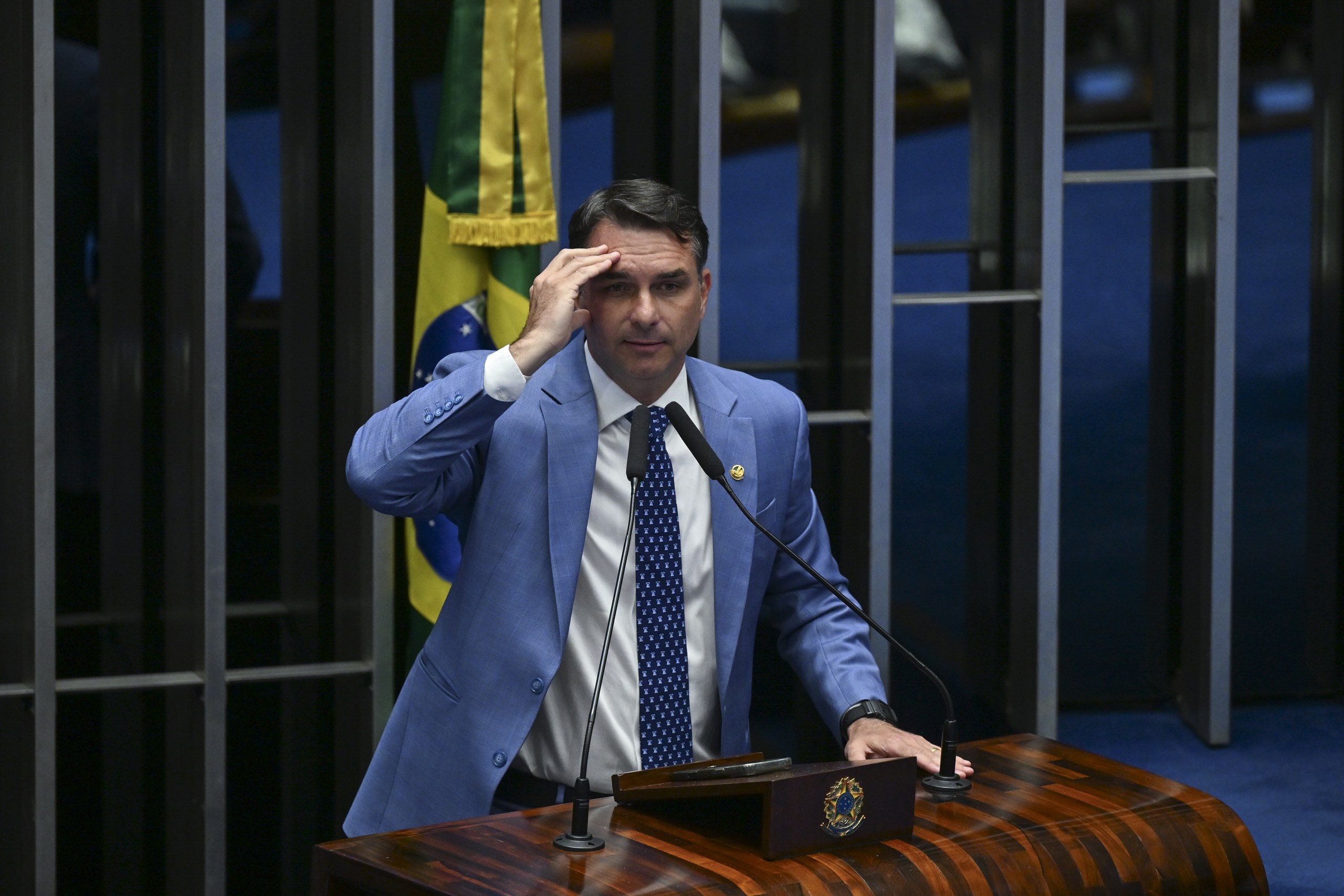 Datafolha: 52% veem tarifaço de Trump como apoio a Flávio Bolsonaro